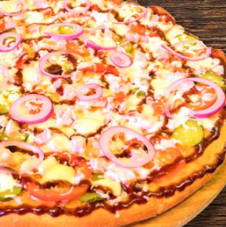 Пицца Цыпленок барбекю 33 см на тонком тесте