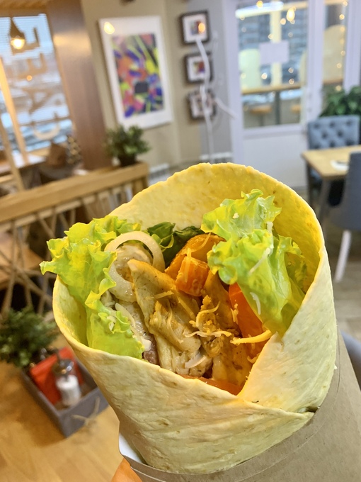 СУПЕР Гирос Острый С Курицей