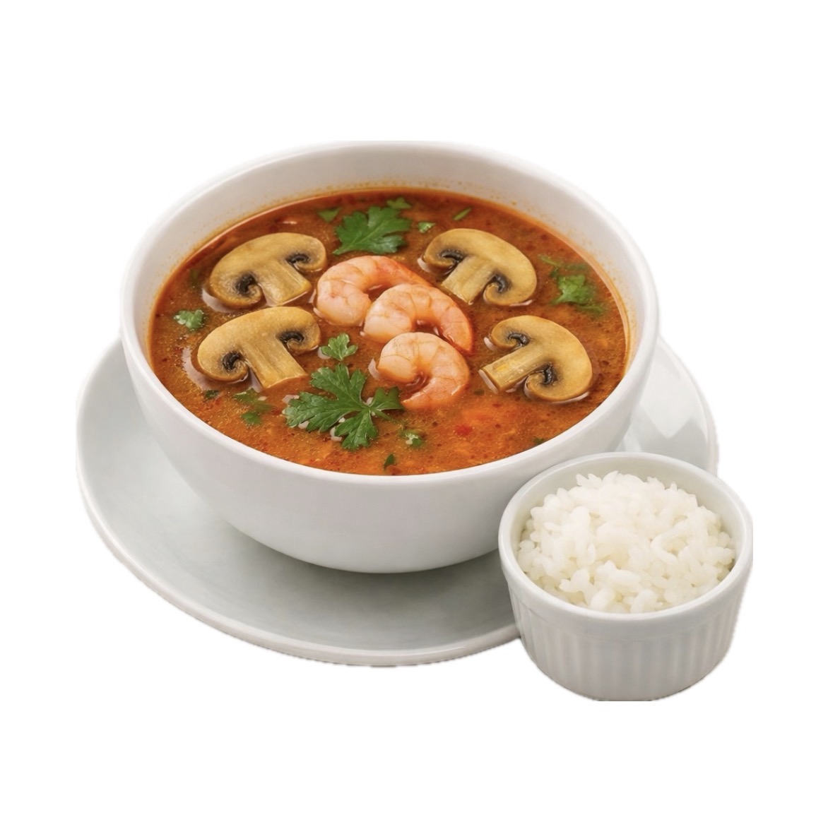 Суп «Том Ям» с креветкой