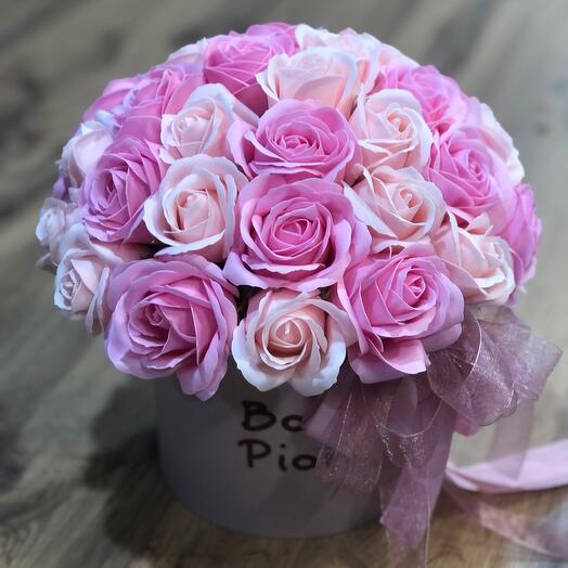 5 Композиция с мыльными розами