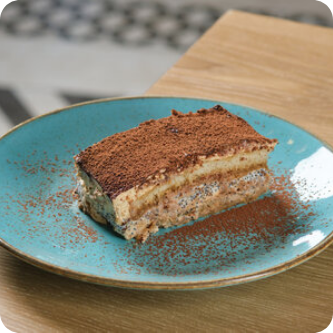 Тирамису с маком и вареной сгущенкой