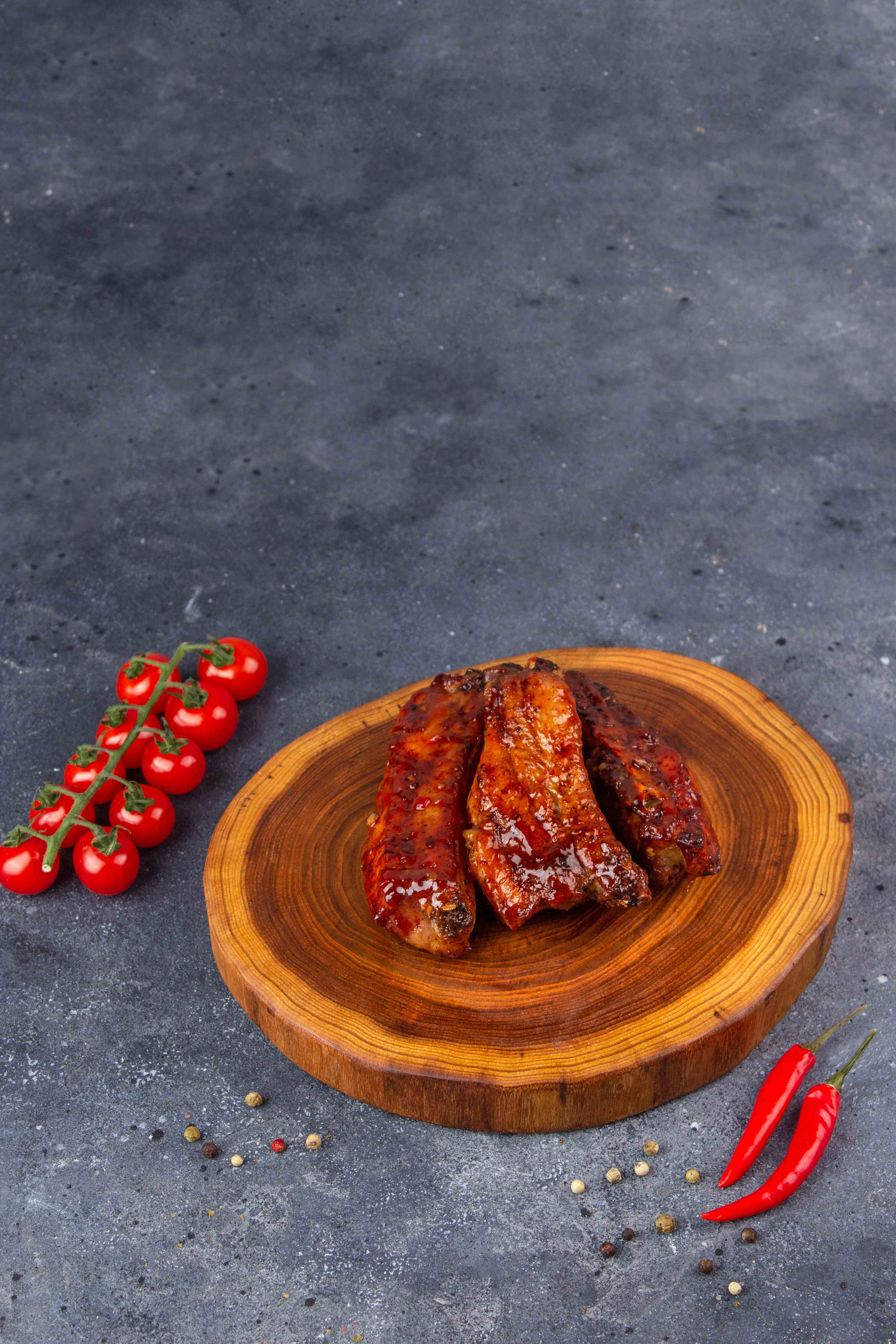 Ребрышки BBQ на мангале