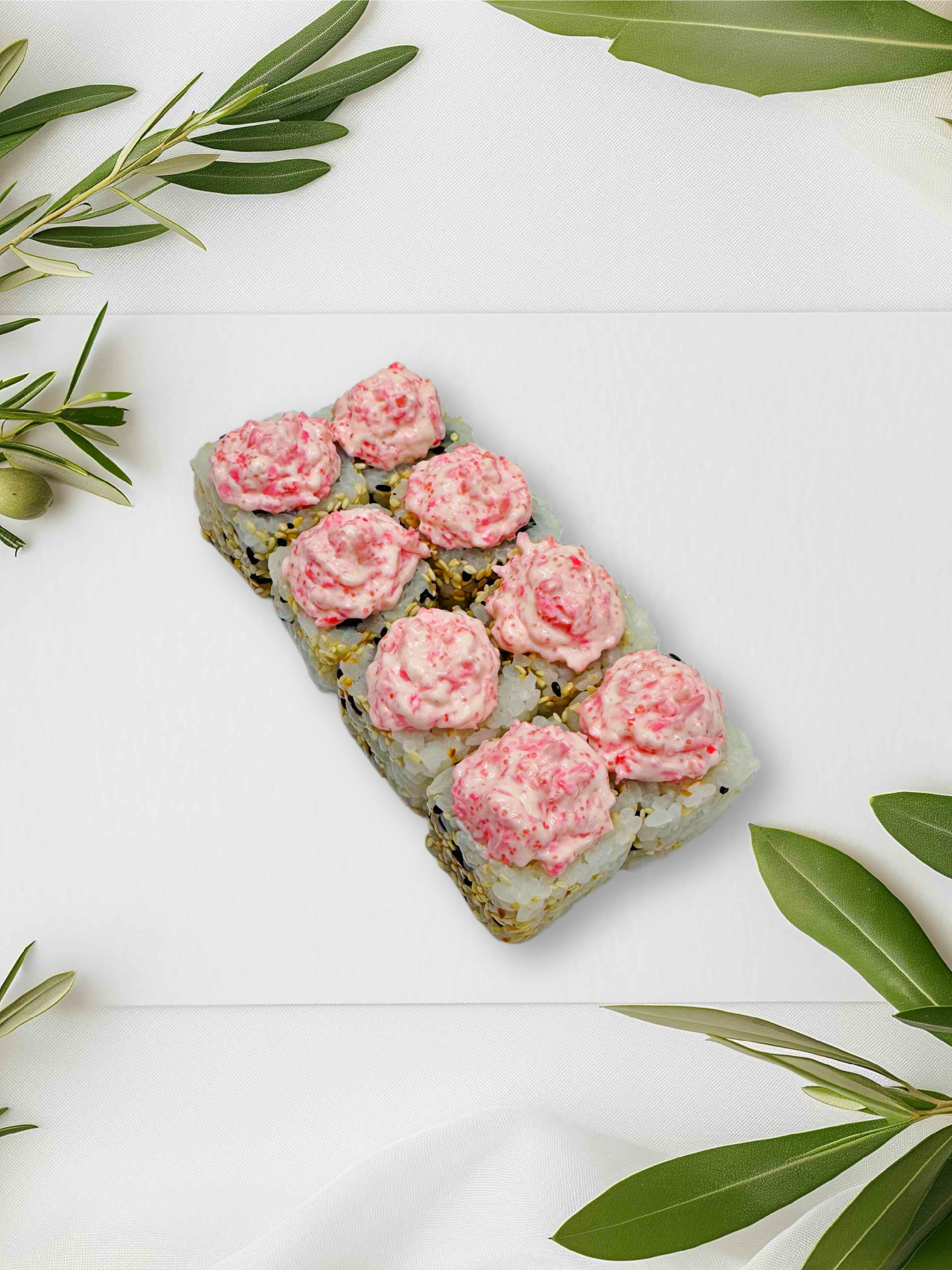 Сытный крабик в кунжуте