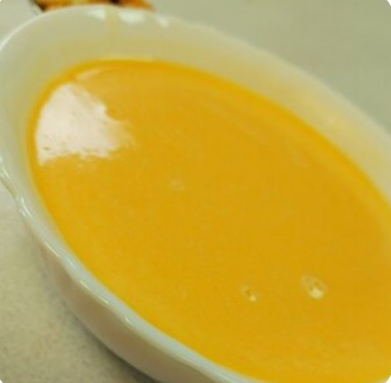 Сырный крем-суп с гренками