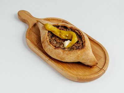 Лобиани пирог с фасолью