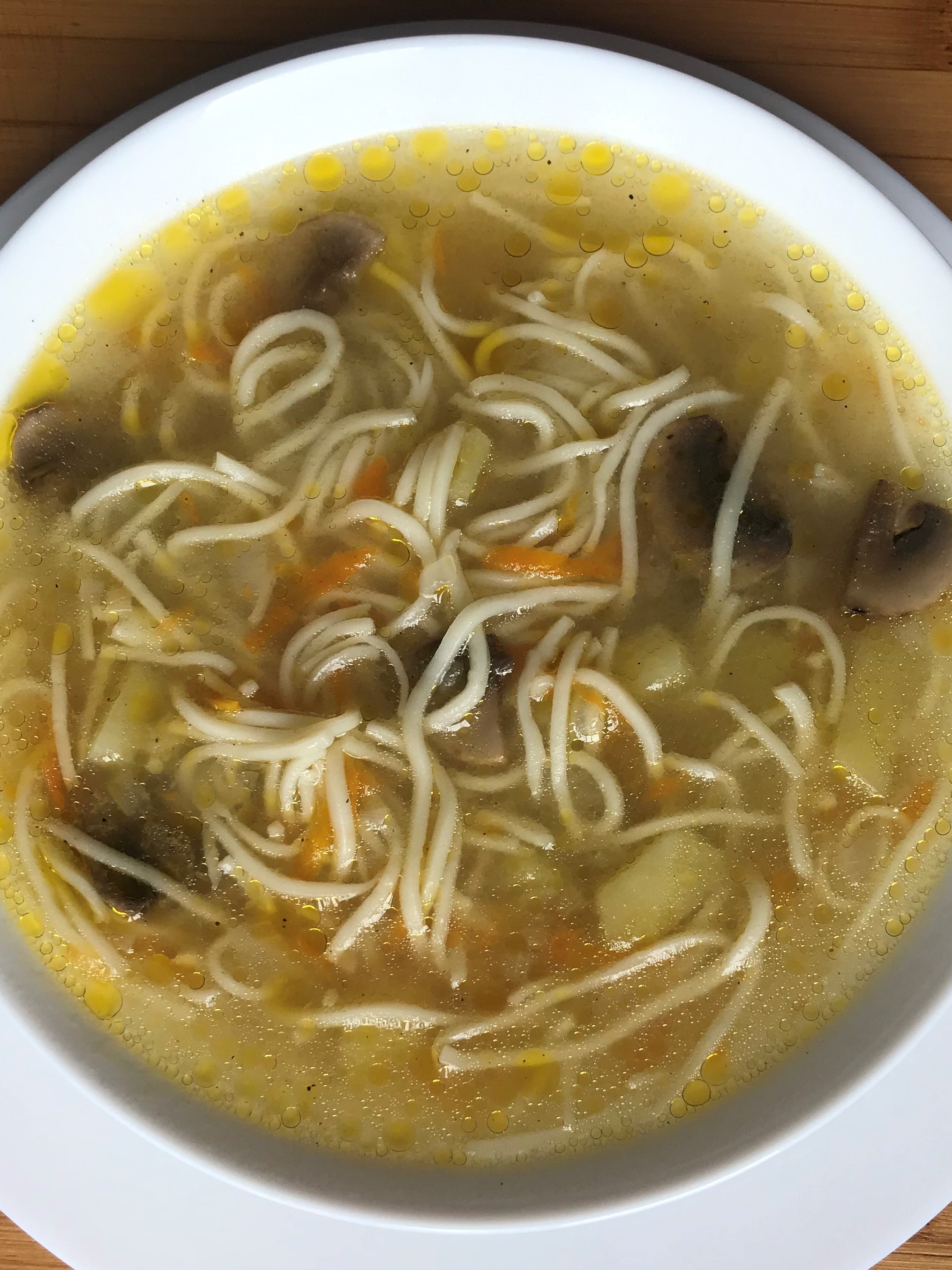 Лапша грибная (постная)