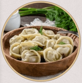 Пельмени домашние (отварные)