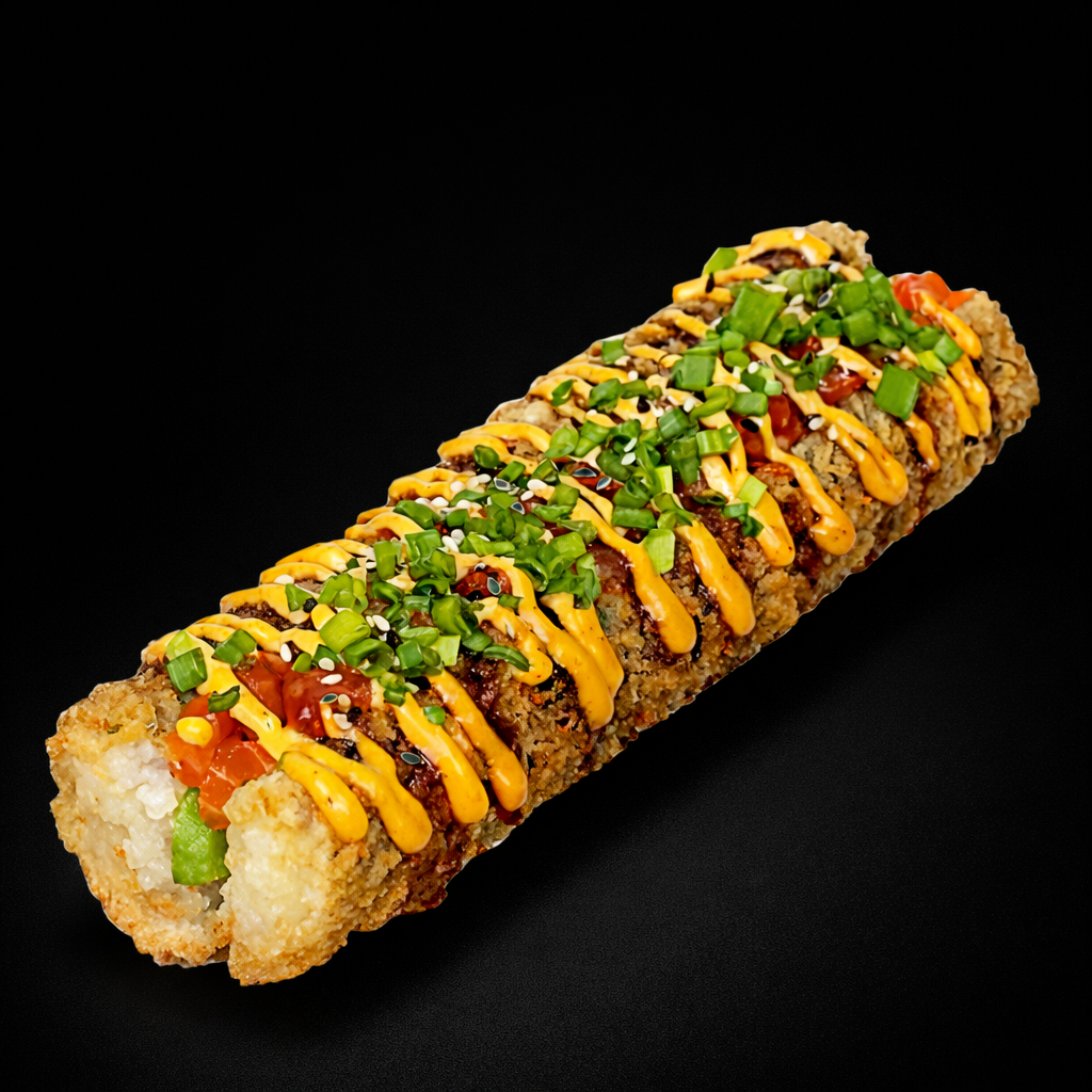 Сушидог с лососем и тунцом