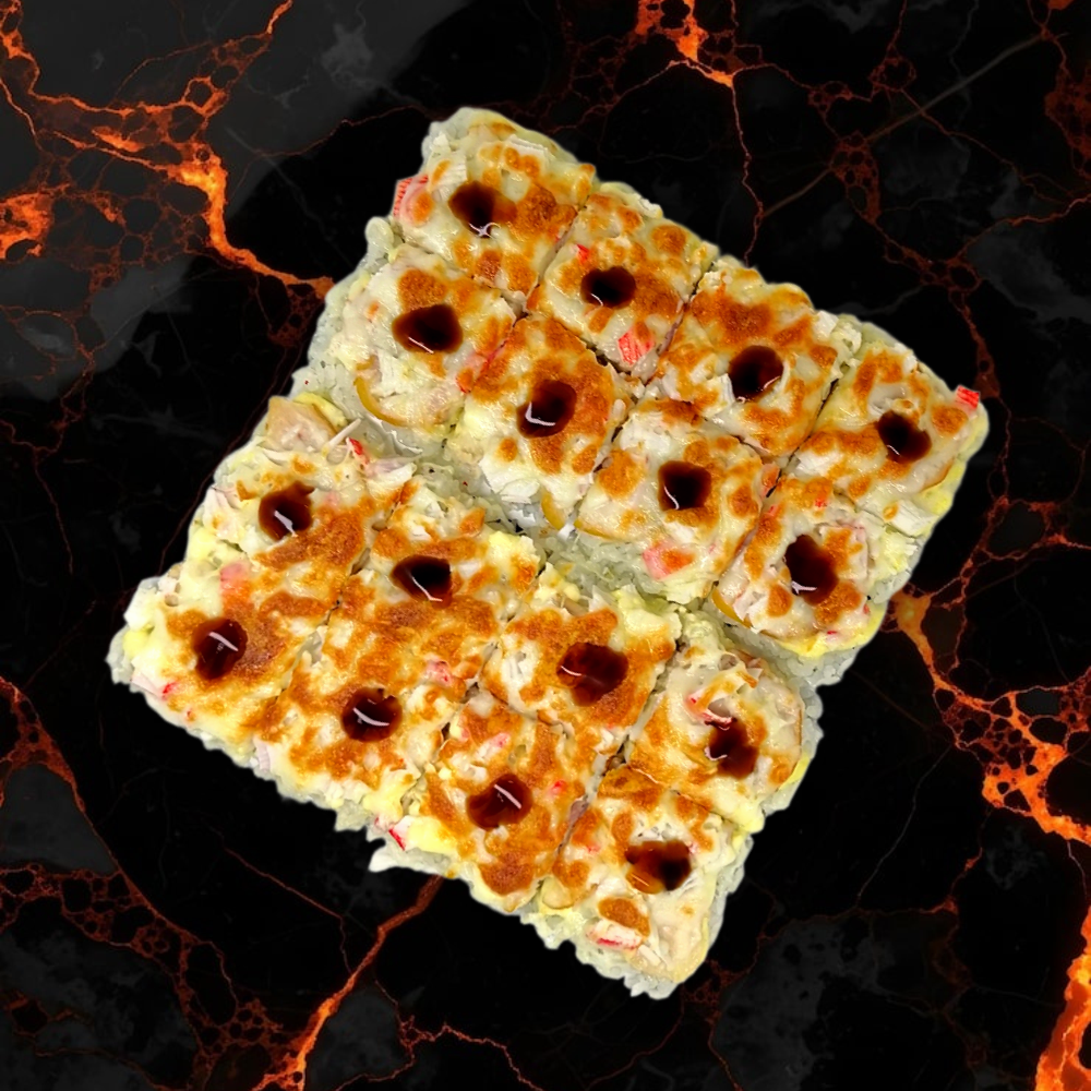 С КОПЧЁНОЙ КУРОЧКОЙ И СНЕЖНЫМ КРАБОМ