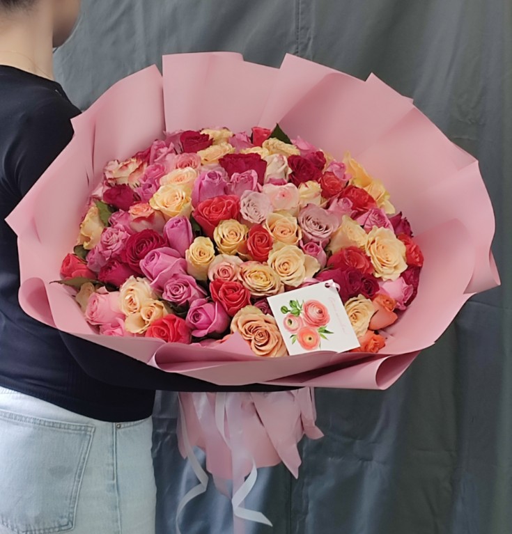 Букет роз микс