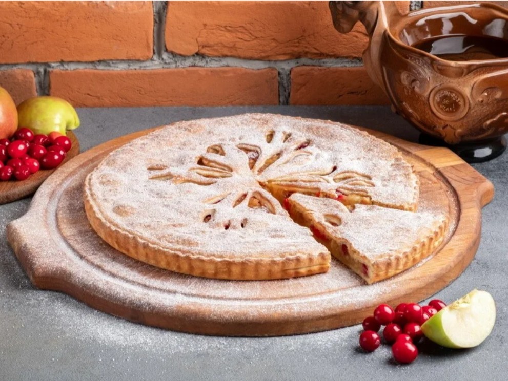 Пирог яблоко и корица 1000гр