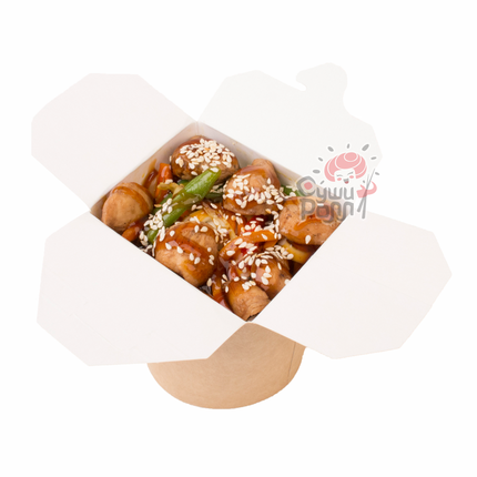 Wok бекон с овощами