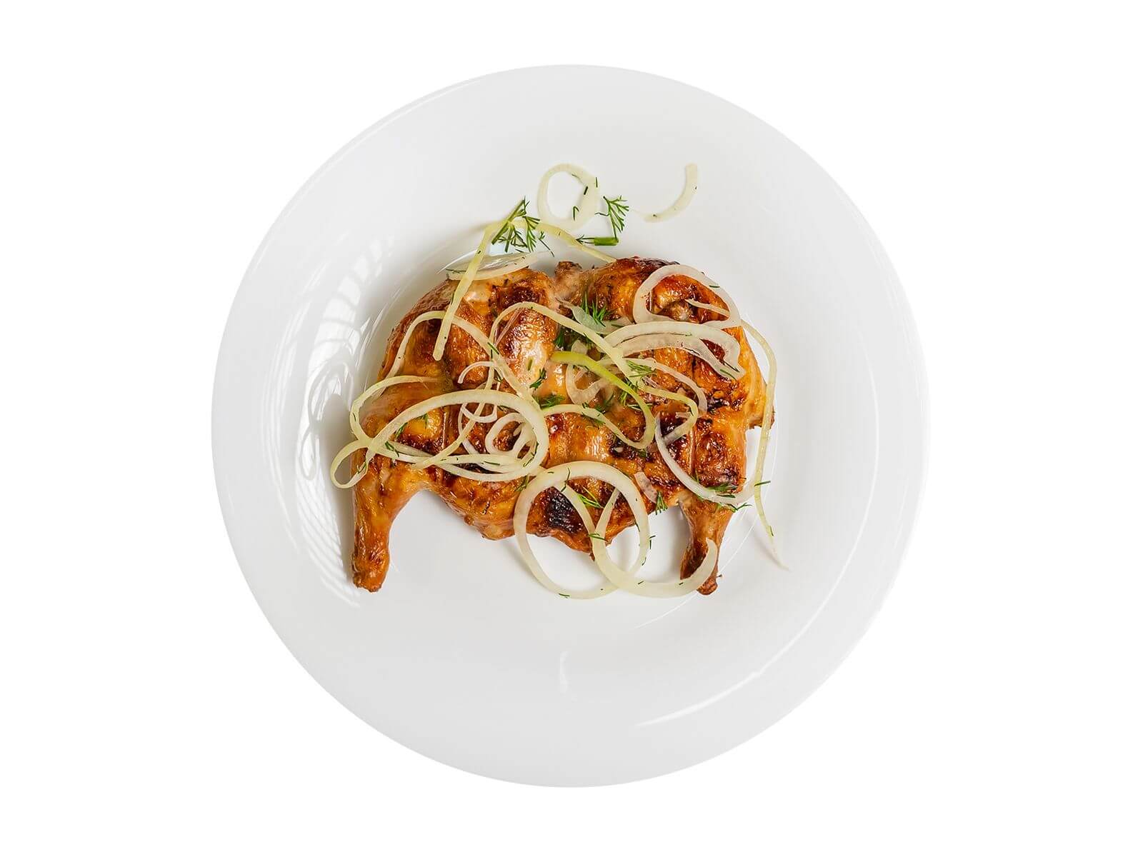 Цыпленок на мангале (корнишон)