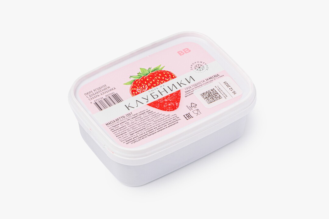 Пюре из клубники, зам.(Продукт замороженный)
