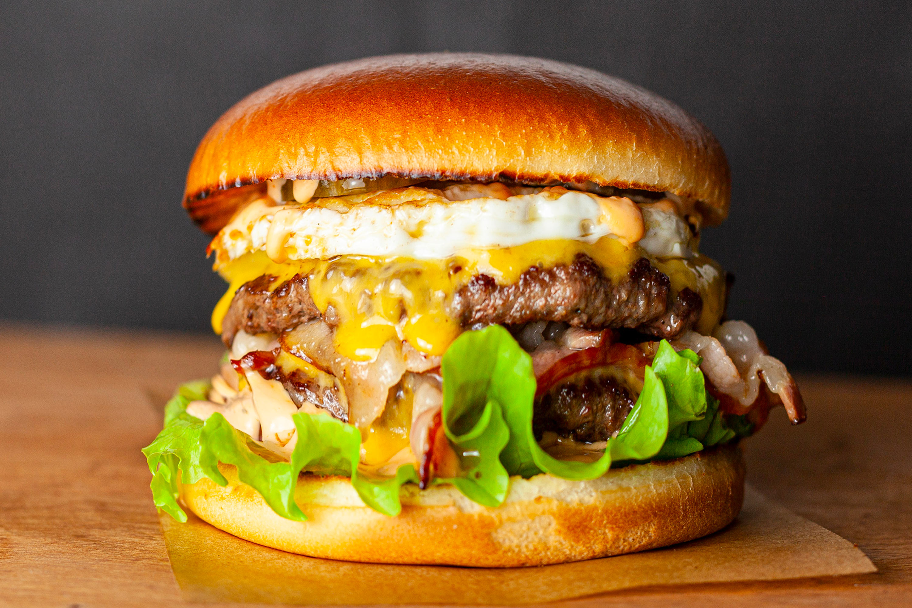 Бургер Утренний и фри