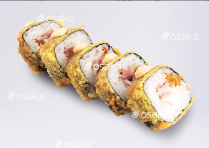 Жареный ролл с беконом