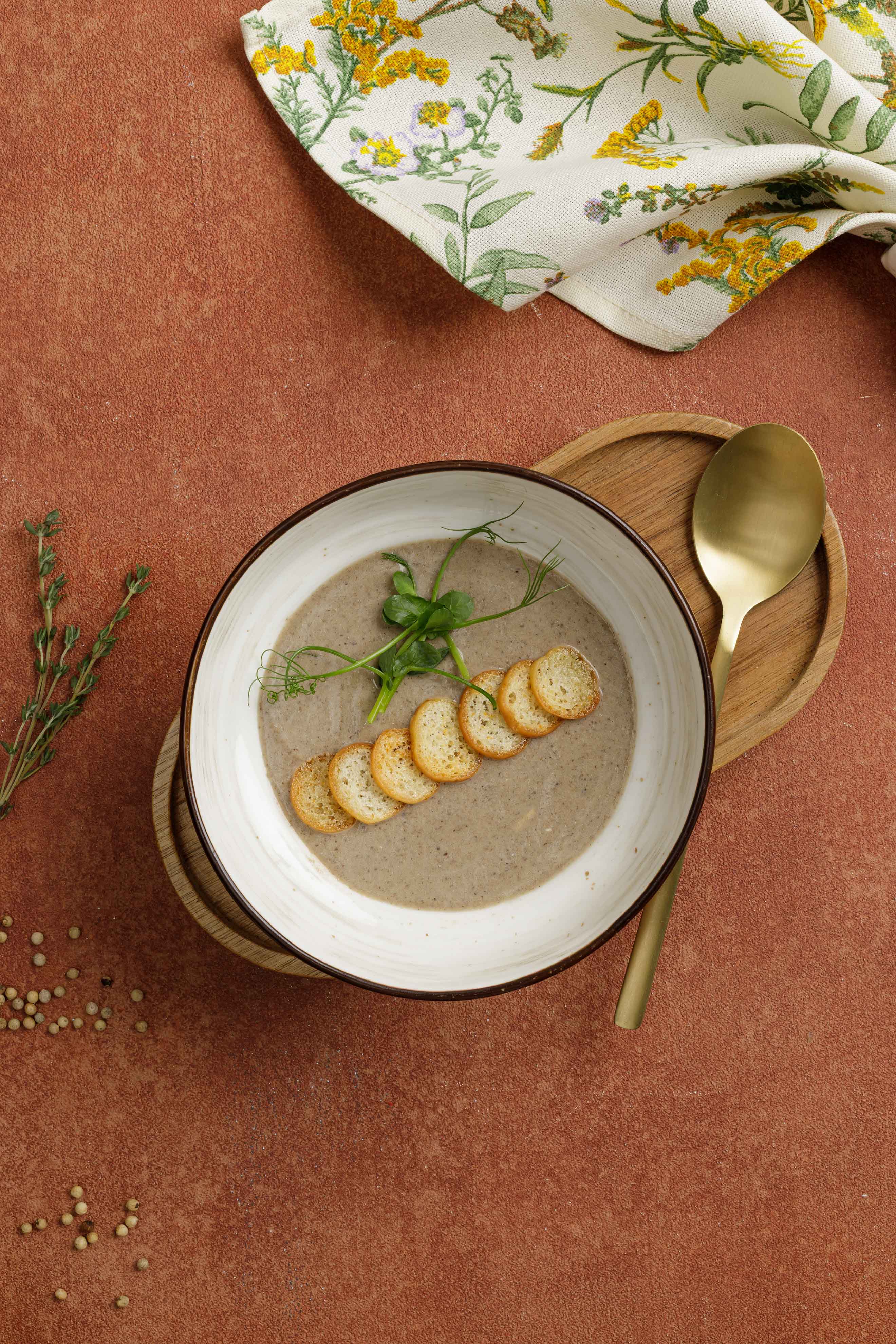 Крем-суп грибной