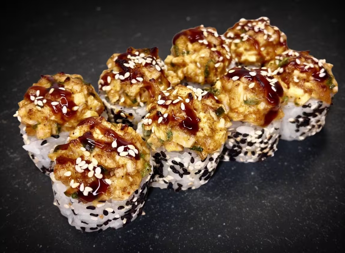 Ролл с курицей терияки 