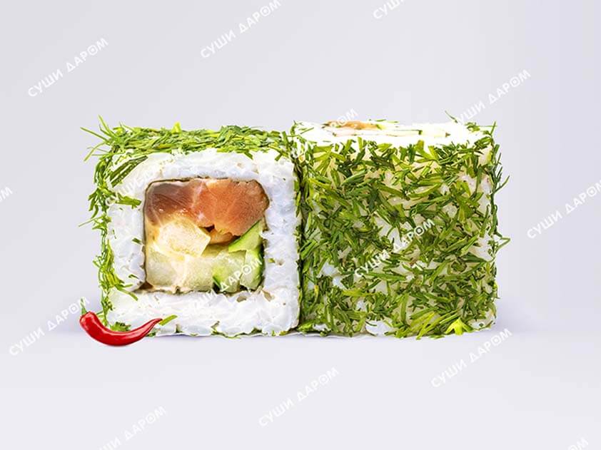 Ролл Спайс сяке маки