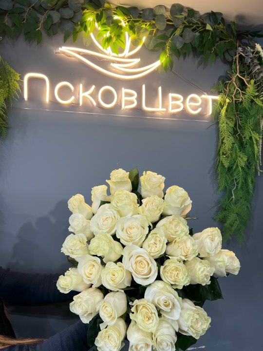 Роза белая 1 шт