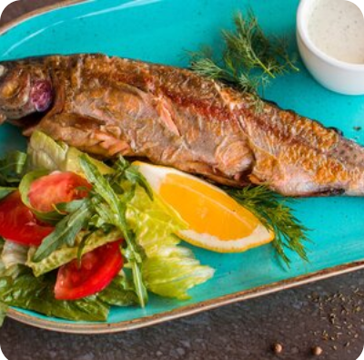 Форель гриль