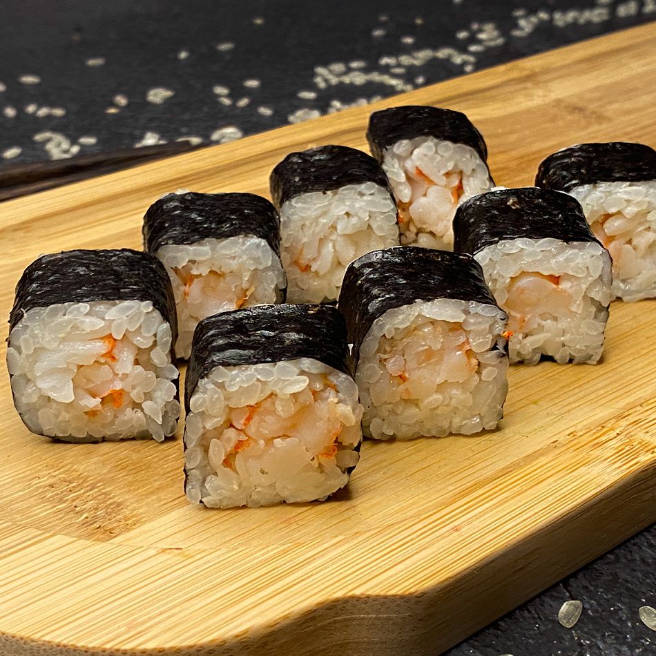 Маки с креветкой