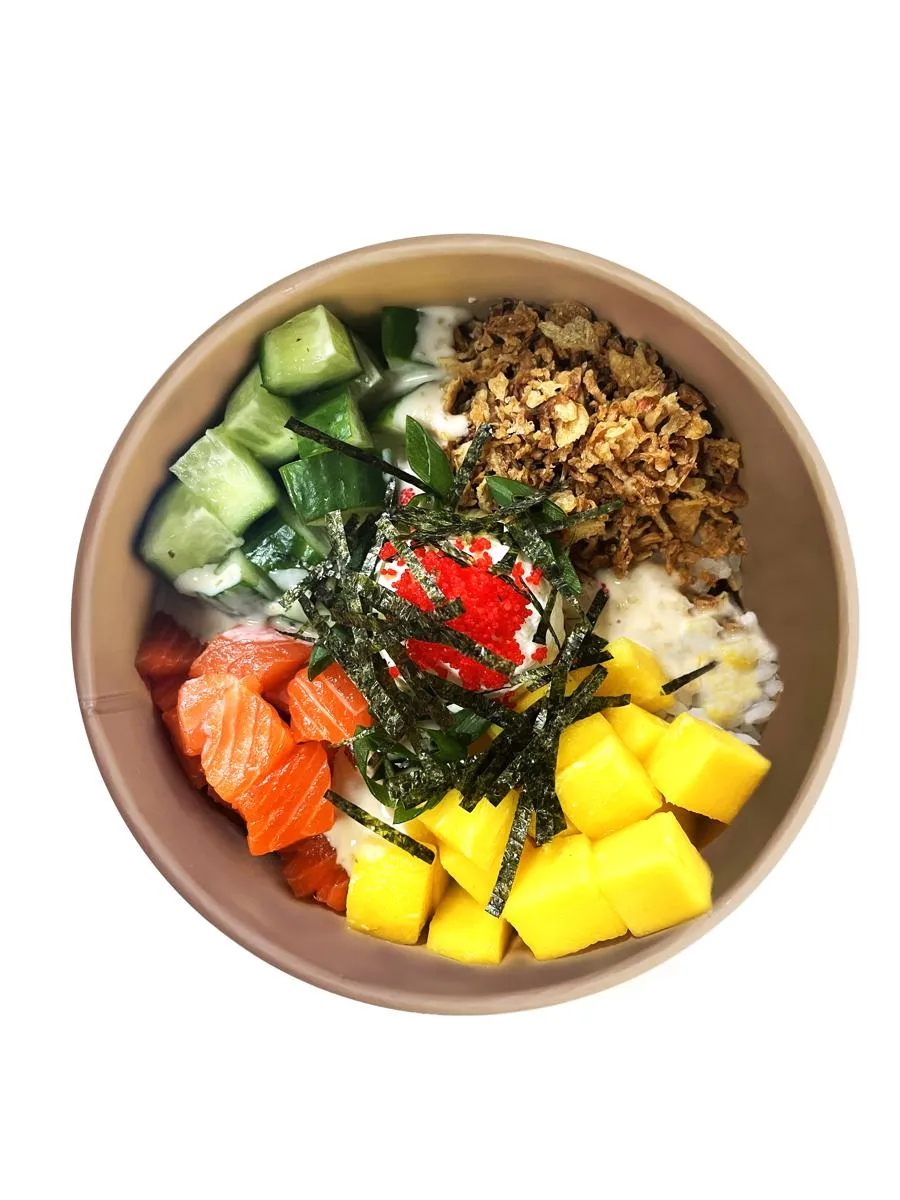 Поке с лососем