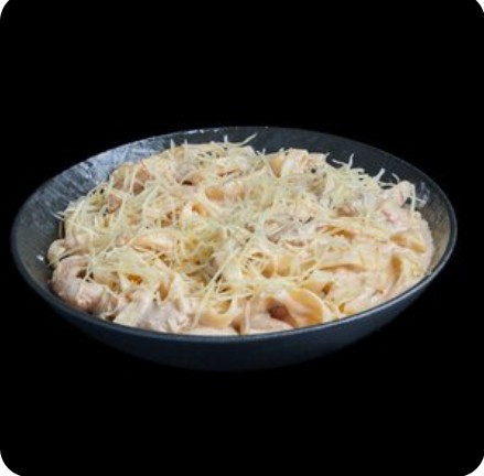 Паста Курица и грибы