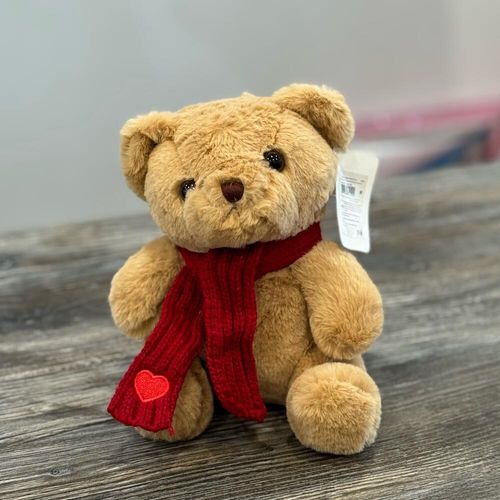 Мягкая игрушка Мишка коричневый с шарфиком (м0001)