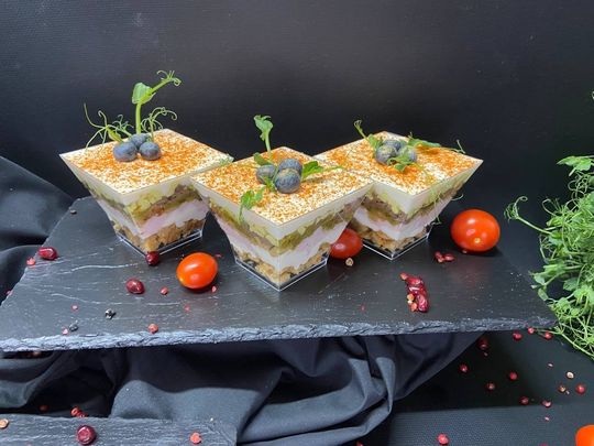 Трайфлы "Мясной квартет" 9 шт