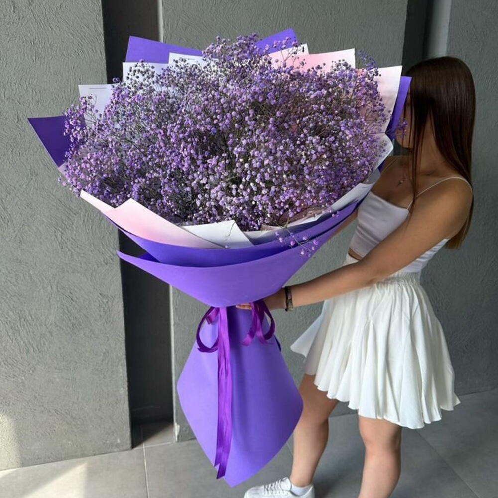 Гипсофила цветная букет гигант