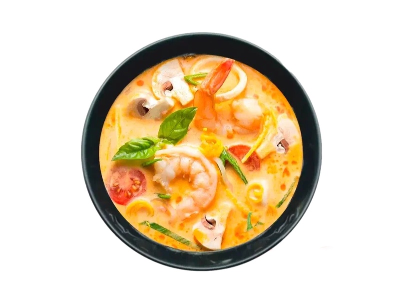 Том ям с морепродуктами