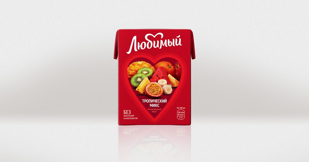 Сок «Любимый» тропический микс 0.2