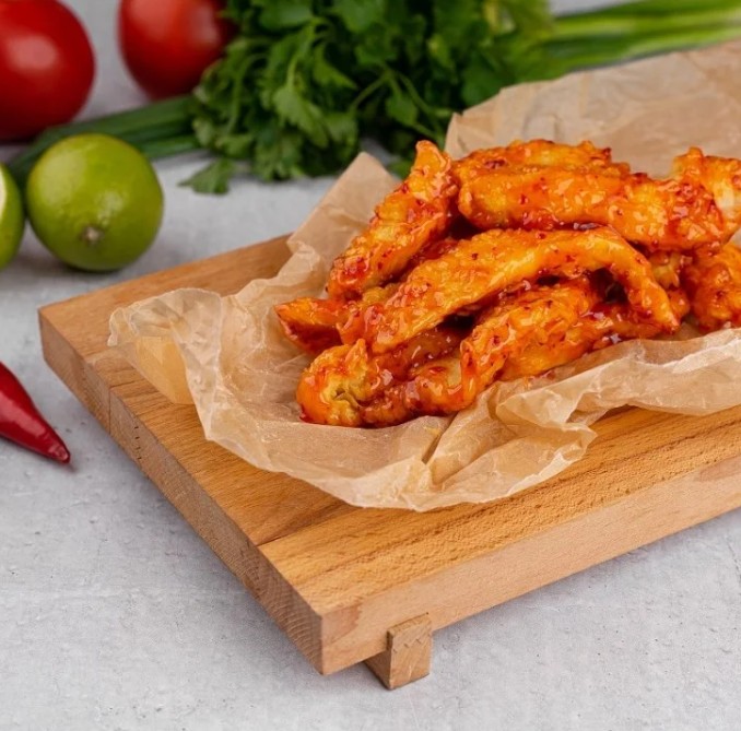 Стрипсы куриные острые