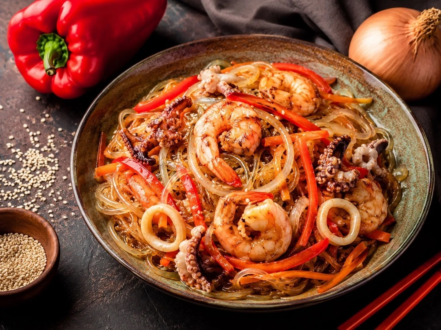Рисовая с морепродуктами*