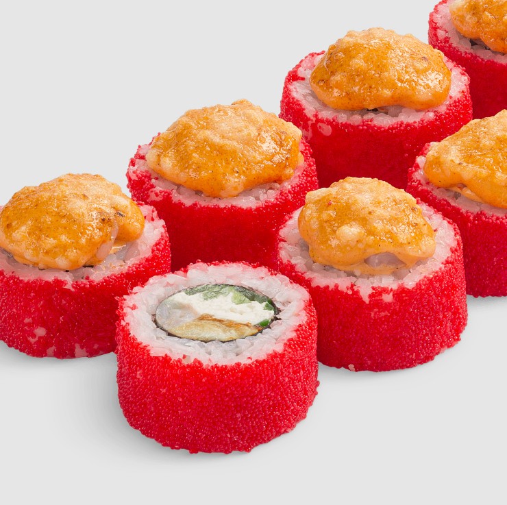 Ролл Киото со спайси соусом