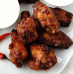 Крылышки BBQ с соусом Дор Блю