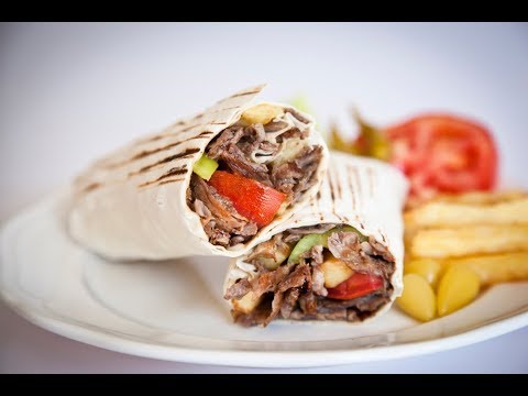Шаурма большая говяжья с сыром 400гр.