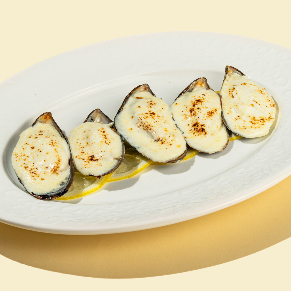 Мидии Гигант в сливочном соусе