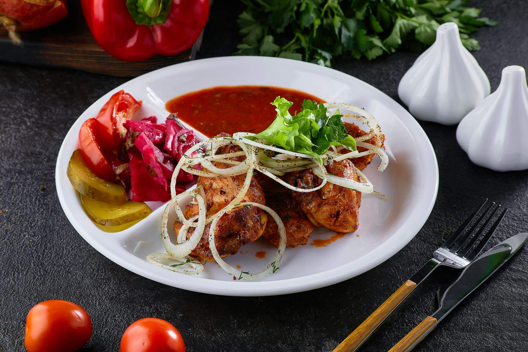 Шашлык из куриной грудки