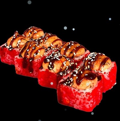 Запеченный калифорния с угрем