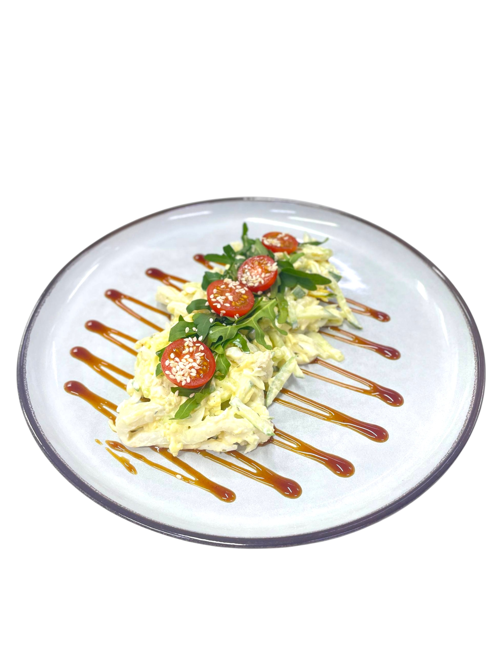 Салат с кальмаром