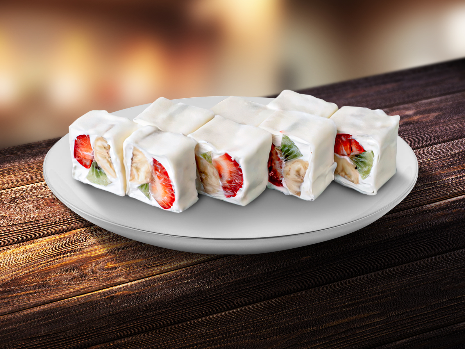 Гейша с топпингом карамель