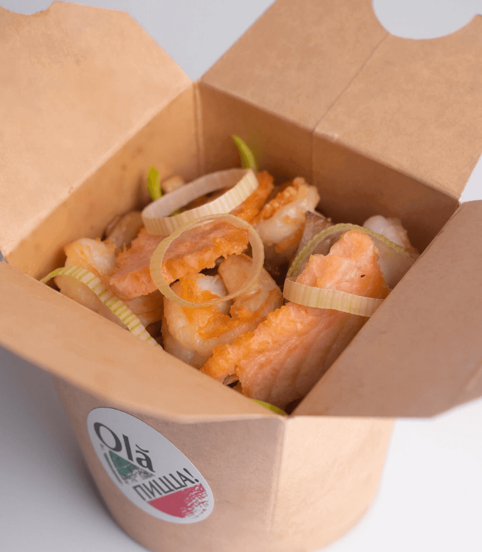Яки Соба с морепродуктами