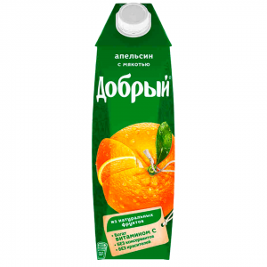 Сок "Добрый" апельсин 1 л.