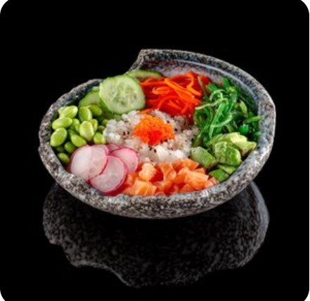 Поке с креветками