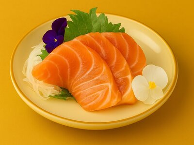 Сашими лосось