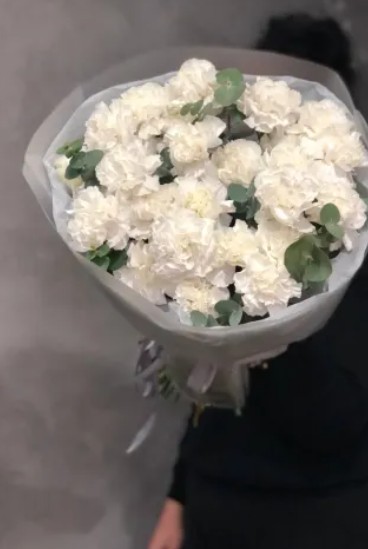 Белоснежное облако из диантусов