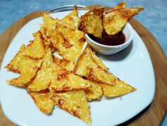 Чипсы из лаваша с сыром Пармезан