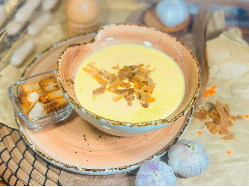 Суп Сырный С Беконом